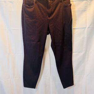 Kut from the Kloth Plum Waistband Straight Pants